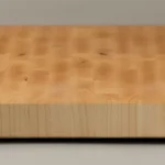 Tabla de cortar de madera de arce a testa