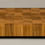 Tabla de cortar a testa de roble quercus petraea