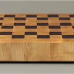 Rubra tabla de cocina a testa