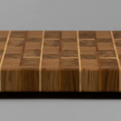 Tablas de cortar saludables de madera a testa