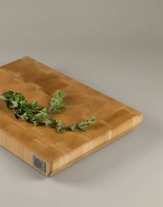 Pura Arce Tabla de cortar de arce a testa