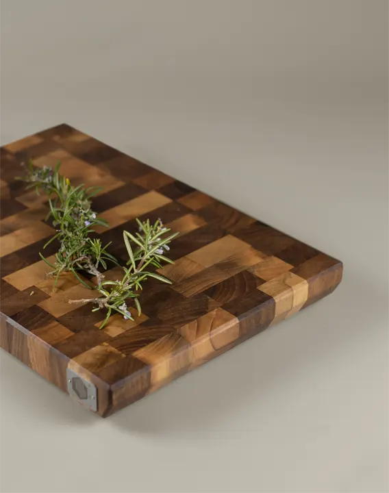 Pura Nogal Tabla de cortar de nogal a testa